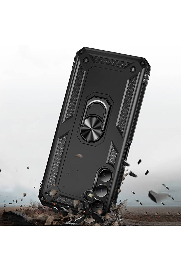 غطاء حماية لهاتف جالاكسي A05S من سي بي بي إل فيجا - أسود - 8