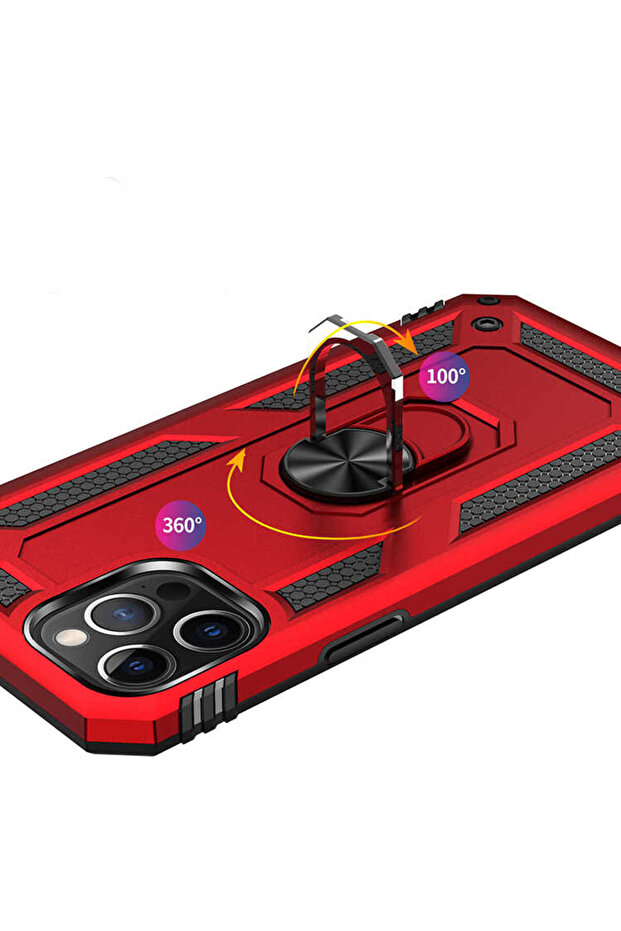 iPhone 12 Pro Compatible Cppl Vega Case-Red - 5