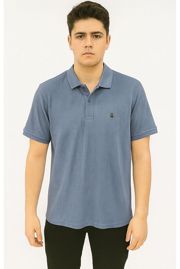 Gewer Relax Fit Men's Short Sleeve Polo Neck Tshirt - 7352