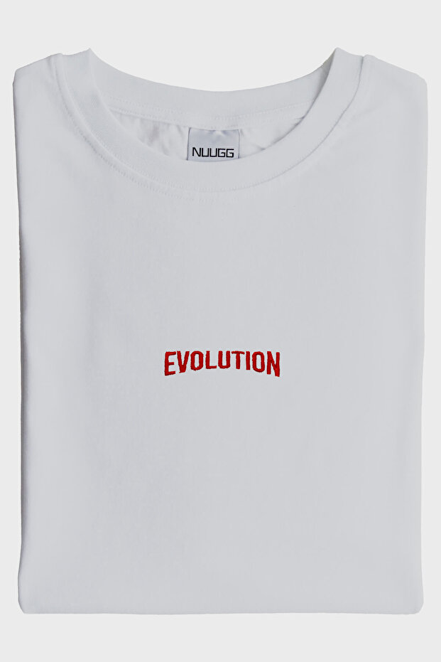 Red Evolution Embroidered T-Shirt - 3