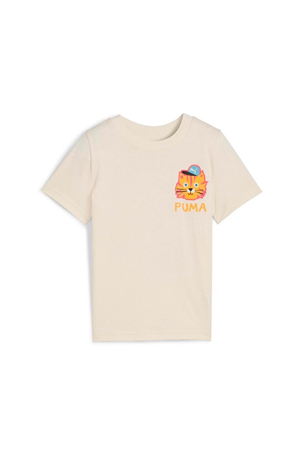 Moody Cat Graphic Tee Unisex Kids T-Shirt