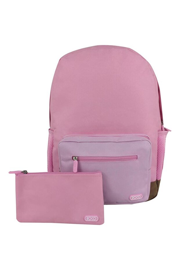 Basic Classic Backpack with Accessory - 2