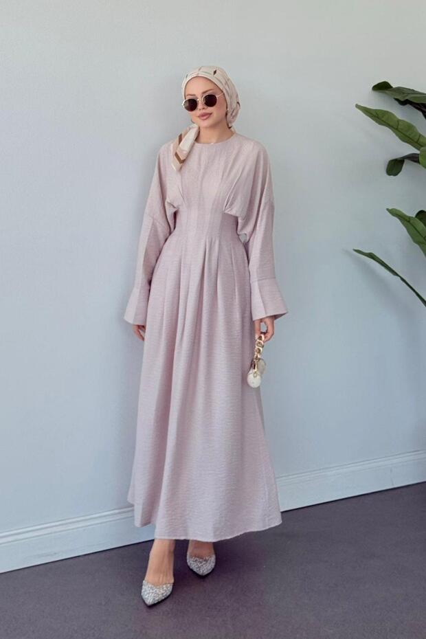 Rochie Eiffel Belted Bej - 4