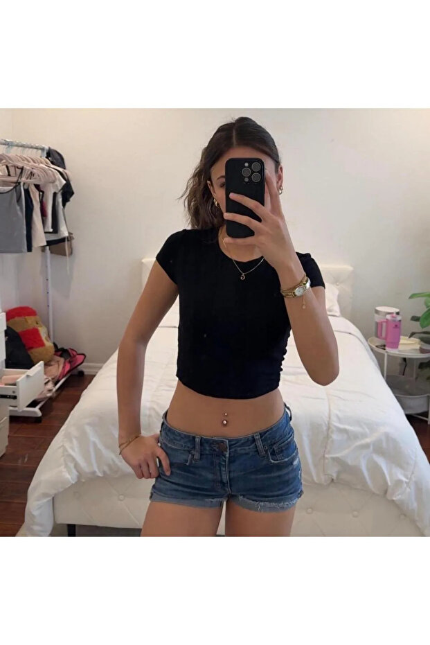 Ellevana STRAIGHT BASIC CROP BABY - 1