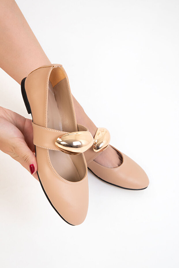 Nude-Nude Women's Ballerinas 19748