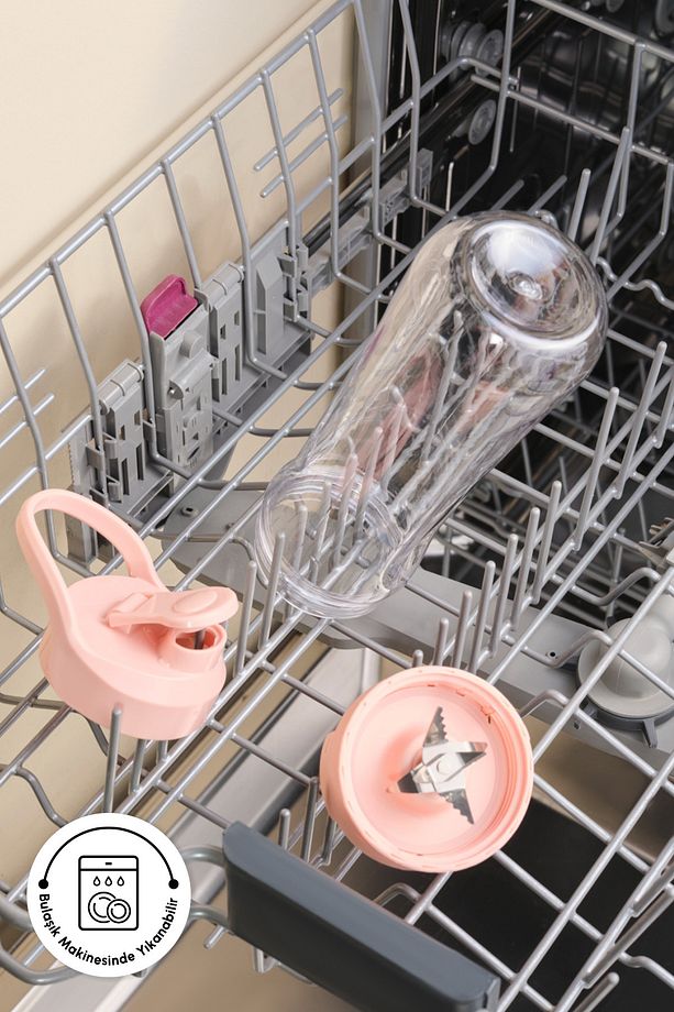 Retro Personal Kişisel Smoothie Blender Pink - 9