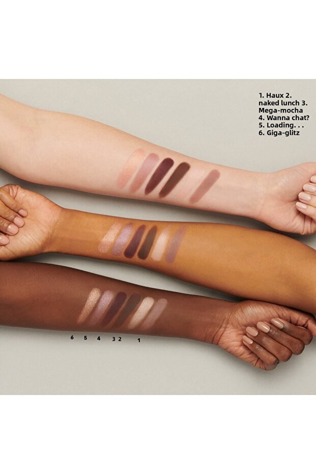 Connect in Color 6-Piece Headlight Palette - Embedded in Burgundy 6.25 g - 4