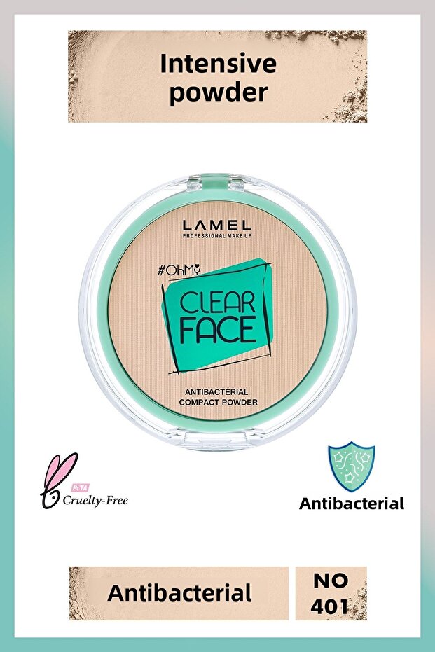 Lamel Ohmy Clear Face Compact Powder No 401