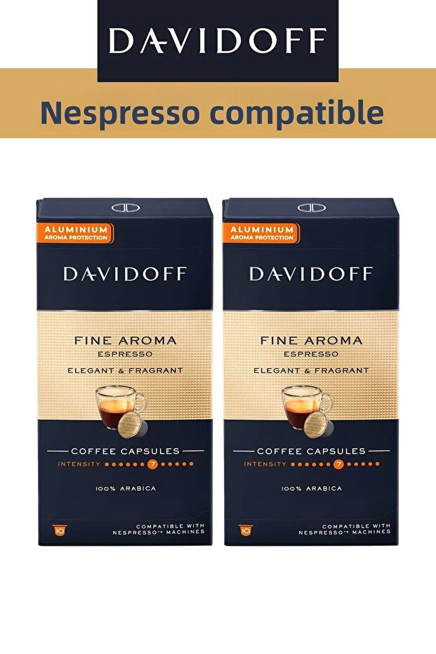 Nespresso compatible capsule coffee fine espresso 2 x 10 pcs