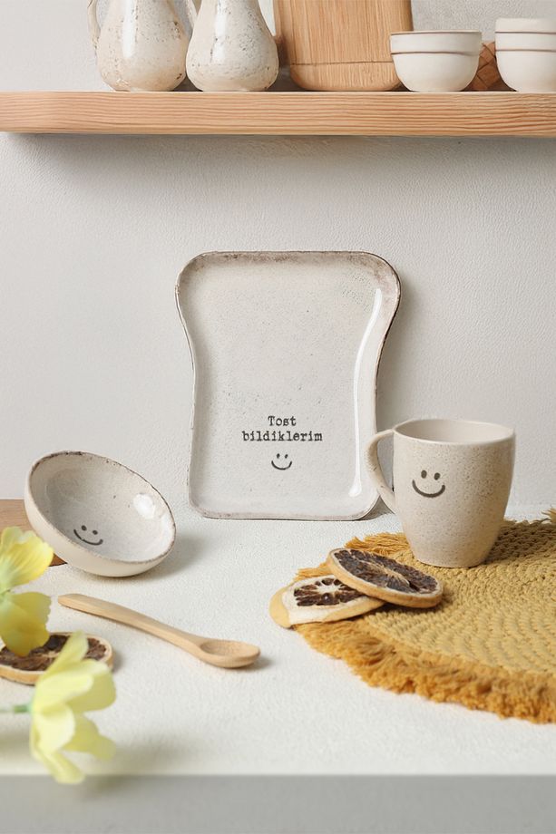Tost Kahvaltı Takımı 3 Parça 22502-05 - 1