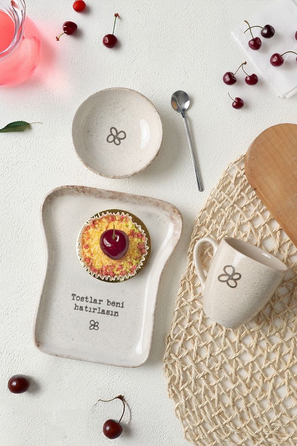Tost Kahvaltı Takımı 3 Parça 22501-03 - 3