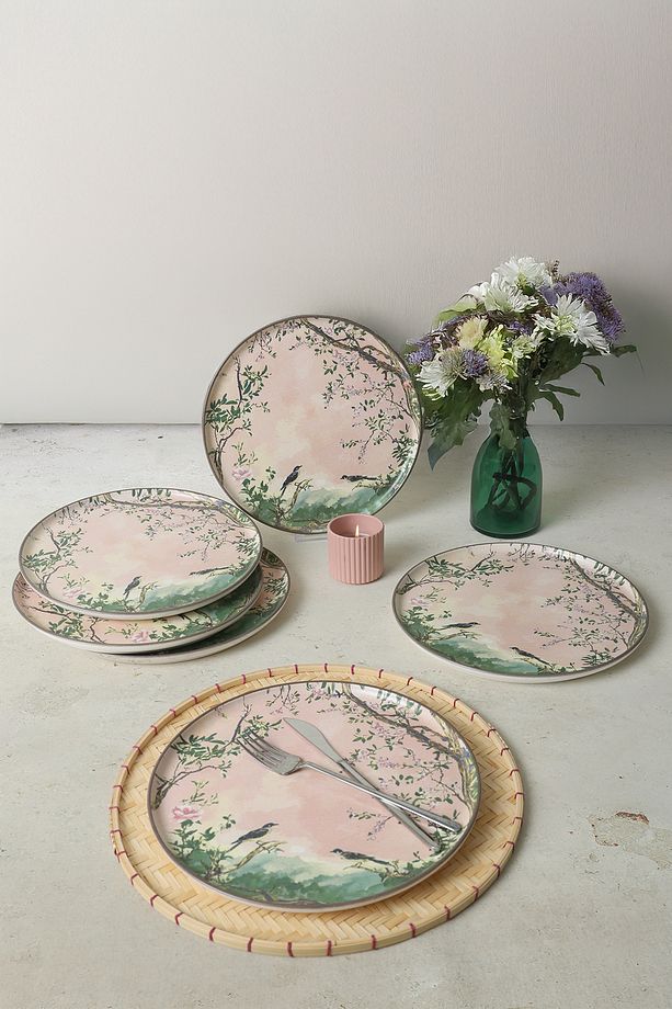 Pink Woods Nordic Servis Tabağı 28 cm 6 Adet 22641 - 3