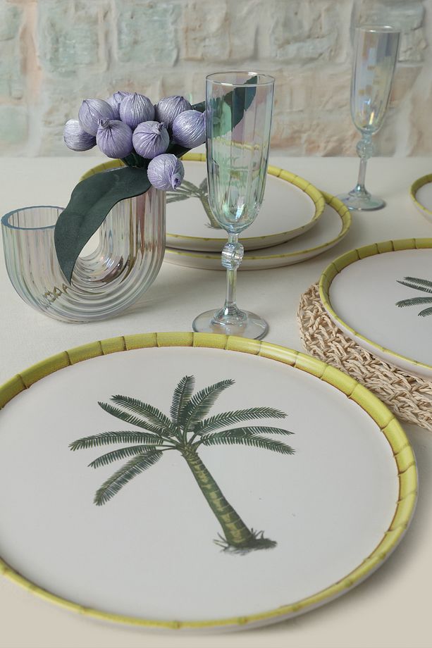 Palmiye Nordic Servis Tabağı 28 Cm 6 Adet 22642 - 3