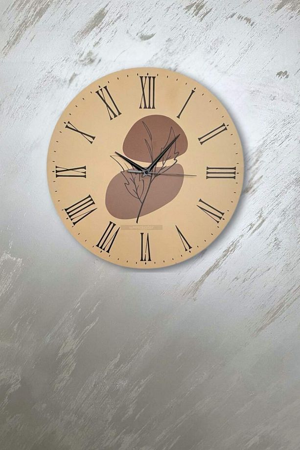 Minimalist Tasarım Mdf Uv Baskı Duvar Saati 40 Mds-01 - 1