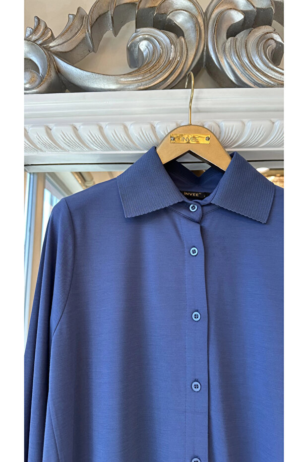 6926 İndigo Tunik - 4