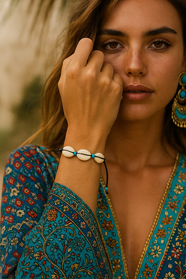 خلخال صدف طبيعي - 2