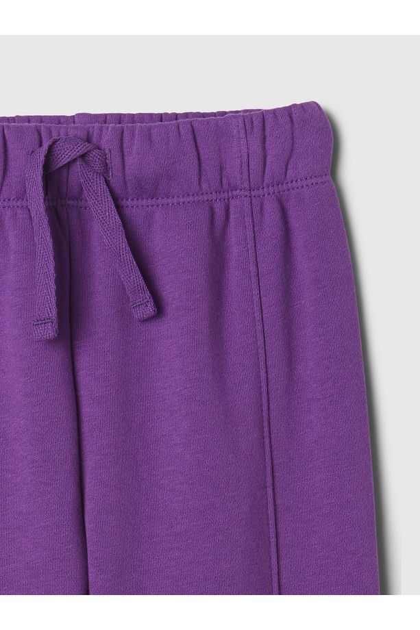 Erkek Bebek Mor Relaxed Pull-On Fleece Eşofman Altı - 2