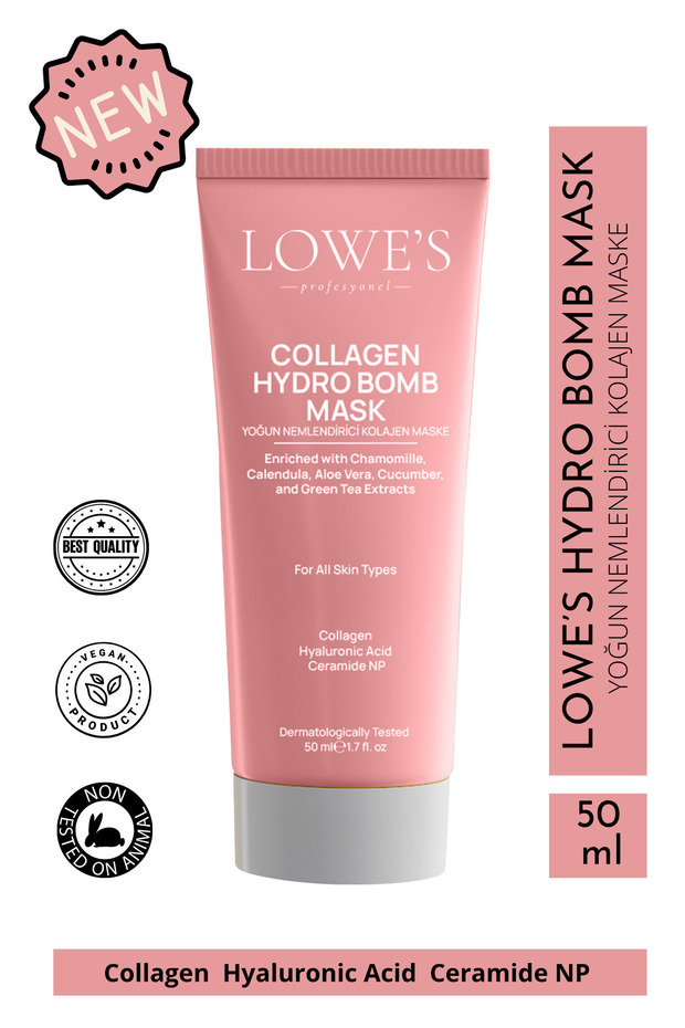 Lowes Collagen Hydro Bomb Mask – Deep Moisturization and Skin Renewal 50 ml