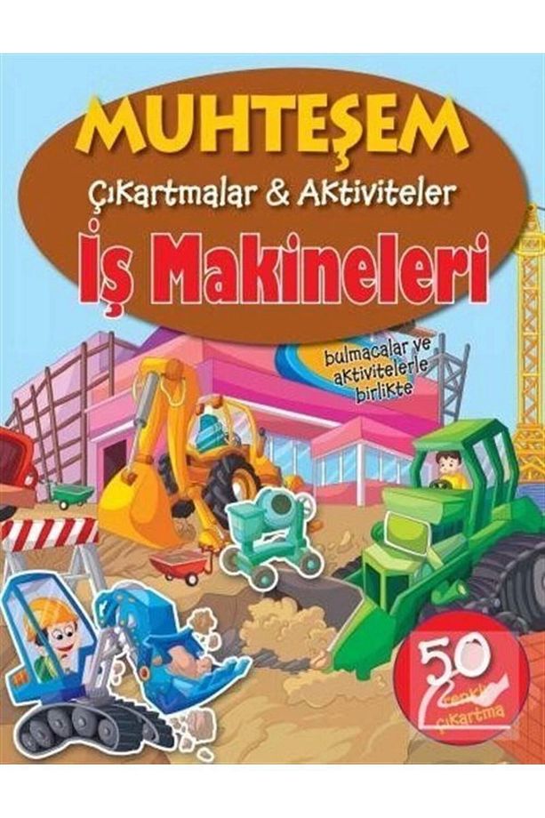 Muhteşem Çıkartmalar Iş Makineleri - 1