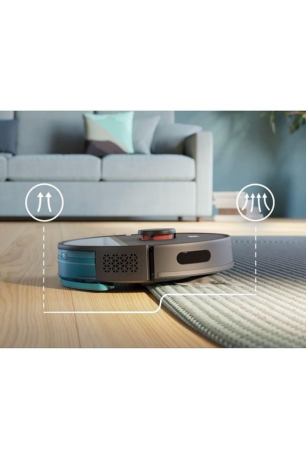 Aqua Premium Islak Ve Kuru Temizlik Robotu, Güçlü 4000 Pa Emiş Gücü, 360 Lazer Navigasyon - 4
