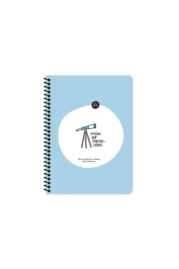 16,5*22,5 80yp.çiz.stickerli Defter - Gözüm Yükseklerde - 1
