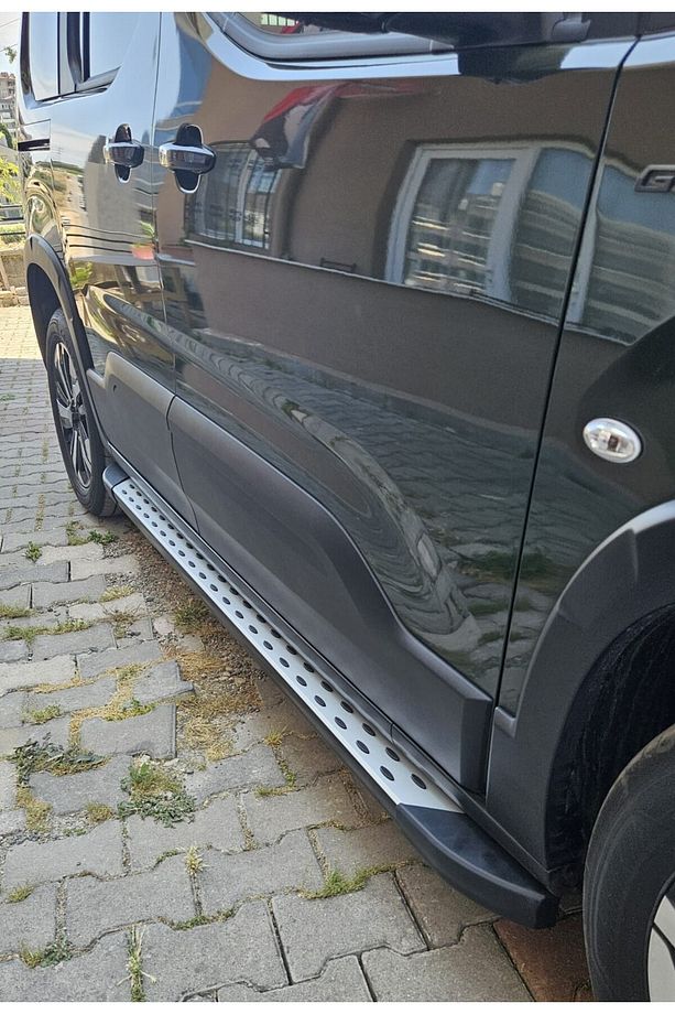 Opel Combo E Dotline Gri Yan Basamak Marşpiyel Koruma 2020 2021 2022 2023 2024 2025 - 1