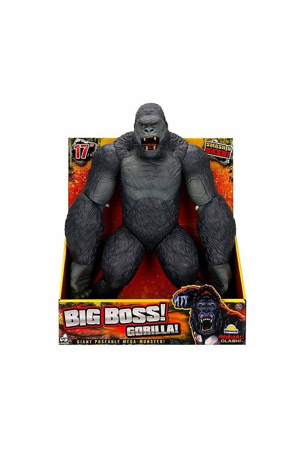 1037113 Primal Clash Büyük Patron Goril 42 cm -Sunman - 1