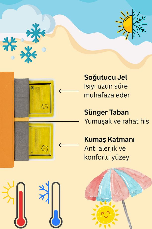 Thermo Mat Hem Soğuk Hem Sıcak Kullanılabilen 2si1 arada Kedi & Köpek Minderi - 6