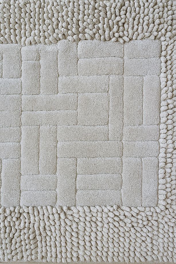 Pamuklu Banyo Paspası Mosso Domino 2'li Takım Taş 60*100 & 50*60 - 2