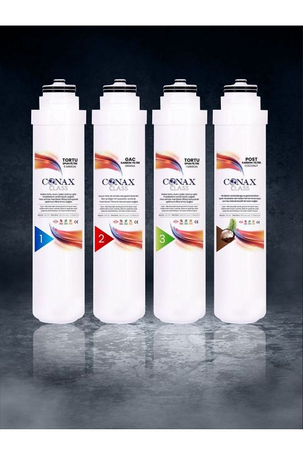 Takçevir 3 Aşama Filtre Seti + Postkarbon Filtre - 1