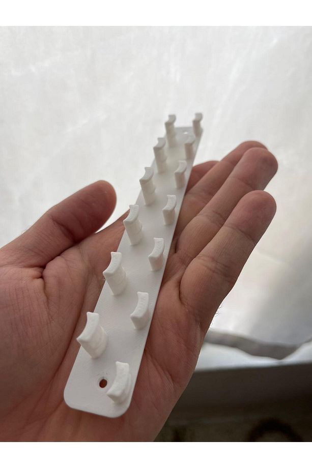 3d Plus Ekonomik 13' Kancalı Takı Askısı - Dekoratif Duvar Askısı (1 ADET) - 2
