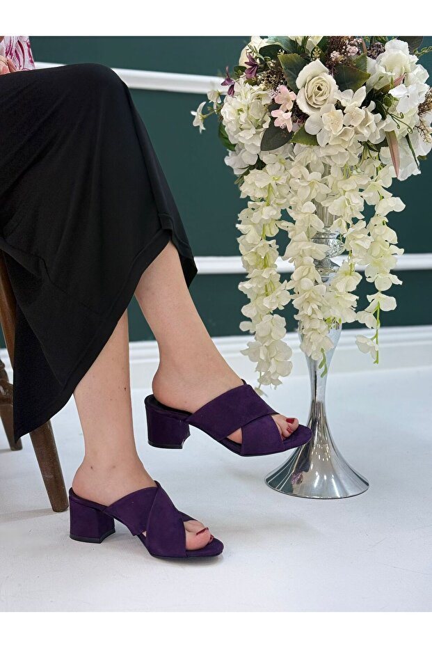 MOR ÇAPRAZ SÜET TERLİK - 2