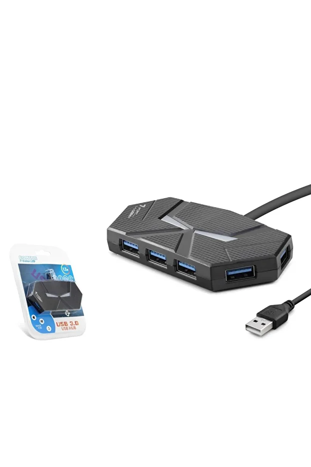 Hdx7038 Usb3.0 Hub 7*Usb3.0 1.2M Siyah - 1