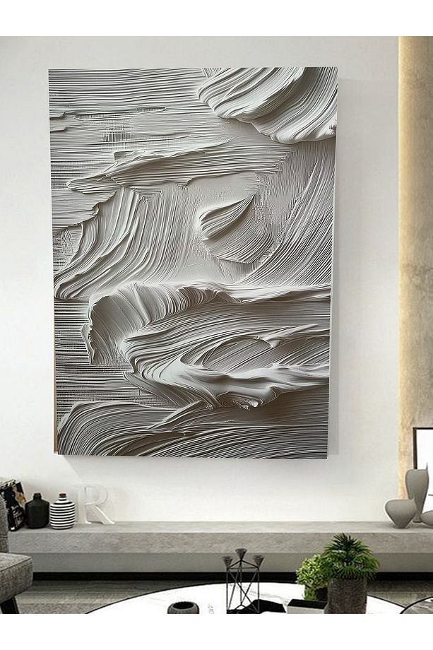 3D GÖRÜNÜML ALÇI ŞEKİLLİ TABLO - 2
