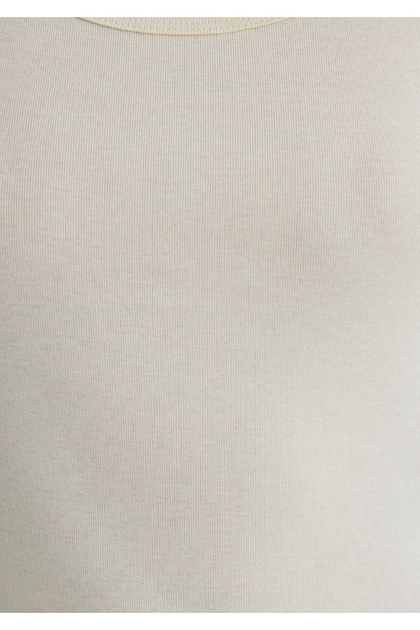 Ekru Basic Atlet Fitted / Vücuda Oturan Kesim 1613144-70068 - 7