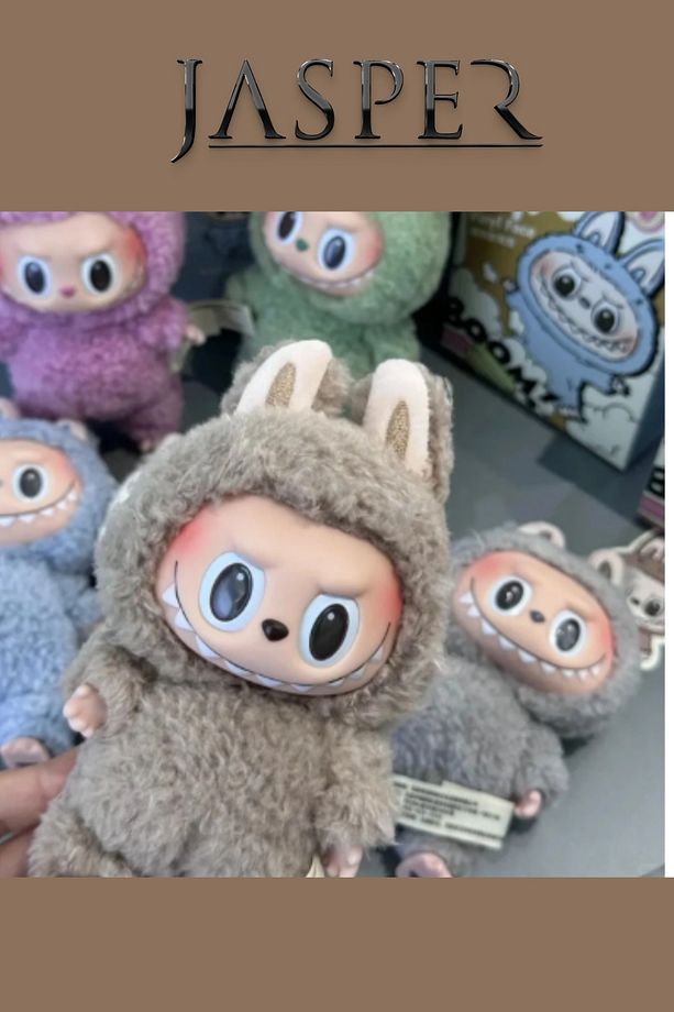 Labubu Oyuncak Labubu Peluş Bebek Peluş Oyuncak Labubu Anahtarlık Model Bebek Labubu - 4