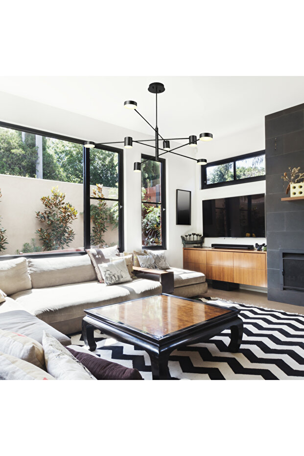 Polyp Samsung Ledli Ahtapot 100cm -6/10 Cm Spot Led Avize - 4