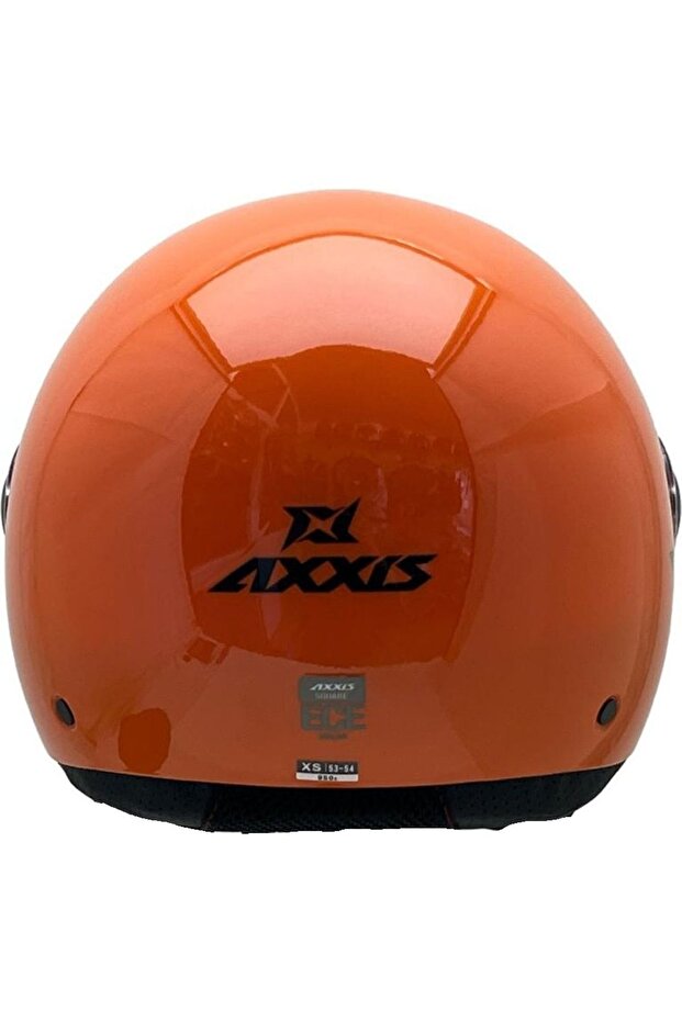Square S Solid A4 Gloss Orange Kask - 4