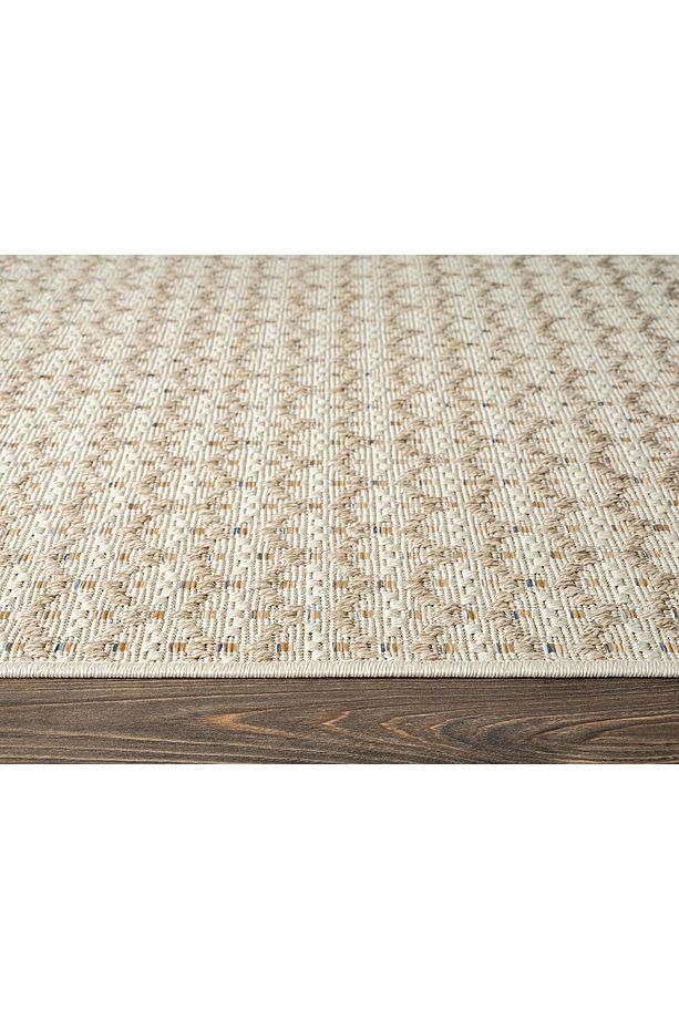 Tiora TI006A Krem Jüt Halı Naturel Sisal Örme Hasır Modern Yıkanabilir Dayanıklı Tozu Yok - 6