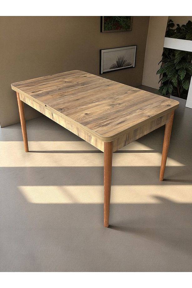 80x130 Açılır Uzayabilir Mutfak Yemek Masası - Modern Tasarım, Fonksiyonel, Kolay Temizlenir - 1