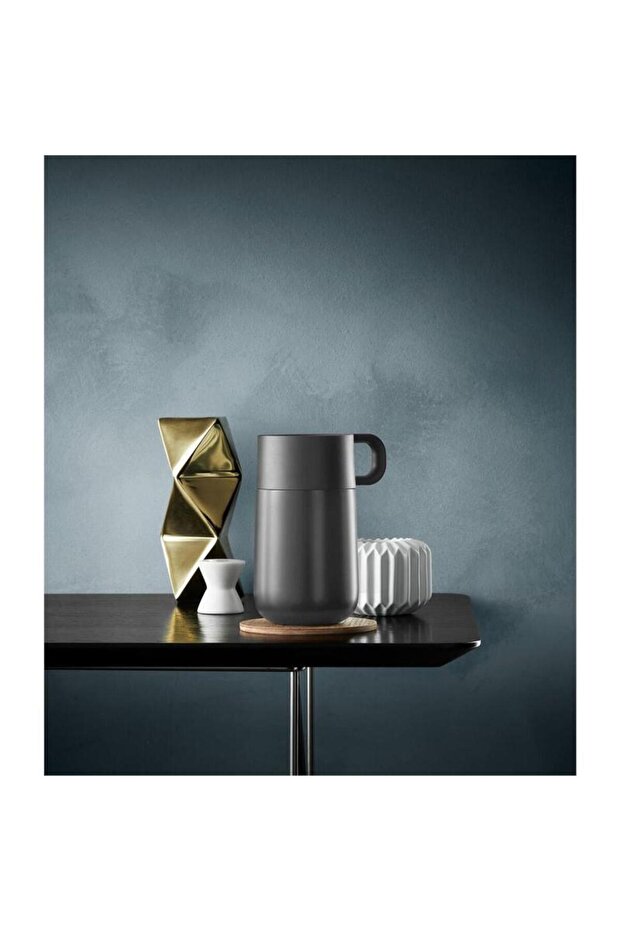 Kişisel Termos Kısa Antrasit - 8