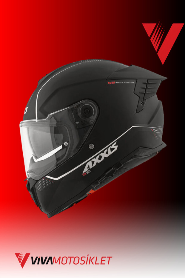 HAWK SV EVO SOLID A1 MATT BLACK - 1