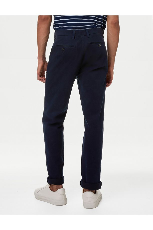 2'li Regular Fit Stretch Chino Pantolon Seti - 6