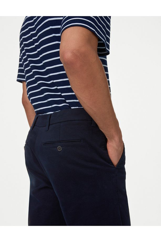 2'li Regular Fit Stretch Chino Pantolon Seti - 5