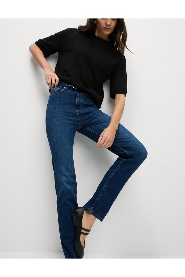 Sienna Supersoft Yüksek Bel Jean Pantolon - 2