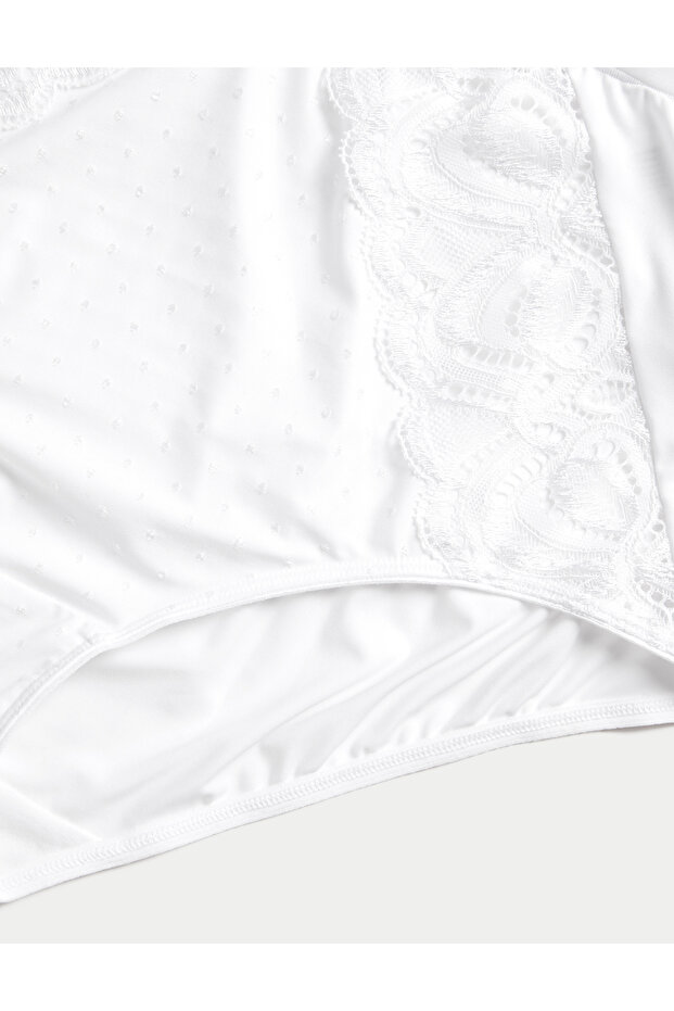 3'lü Amelia Dantelli Full Brief Külot - 2