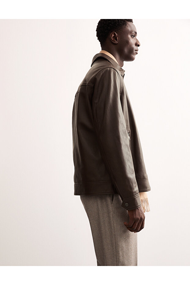 Harrington Deri Ceket - 6