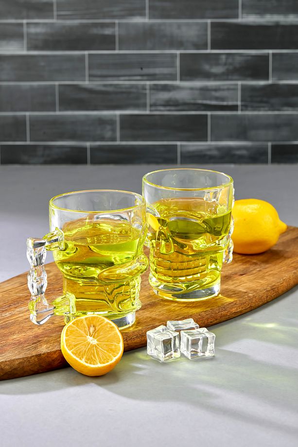 Kuru Kafa Şekilli Kulplu Bira Bardağı - 2 Adet / 2x350 ml - 3