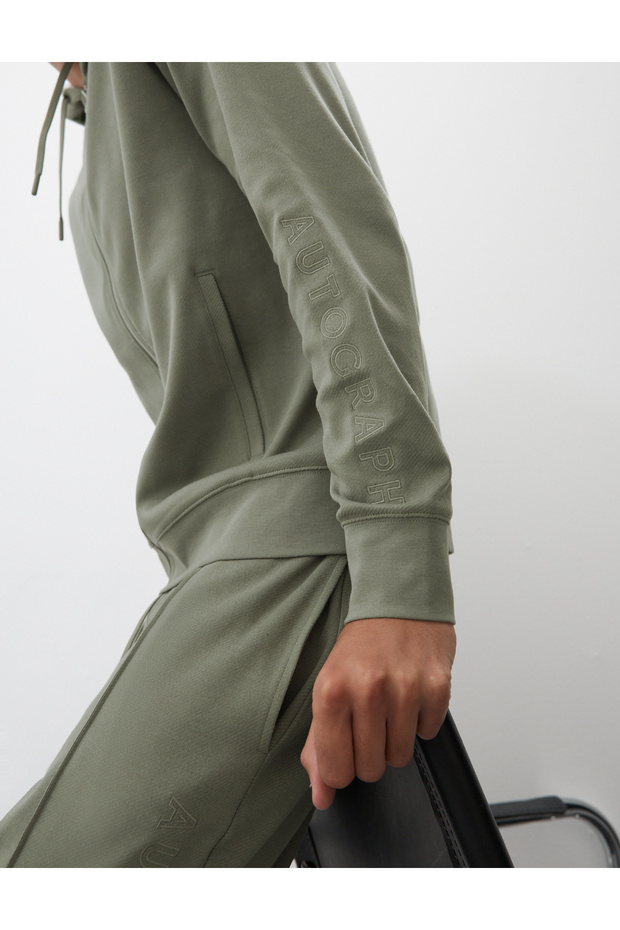 Supima® Fermuarlı Sweatshirt - 3