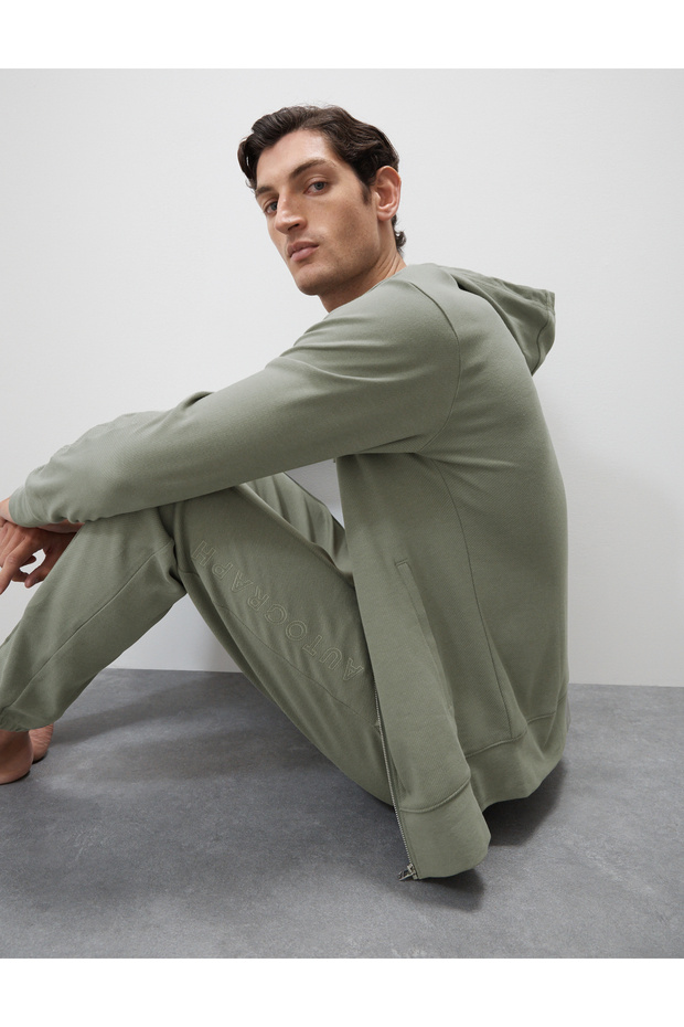 Supima® Fermuarlı Sweatshirt - 2